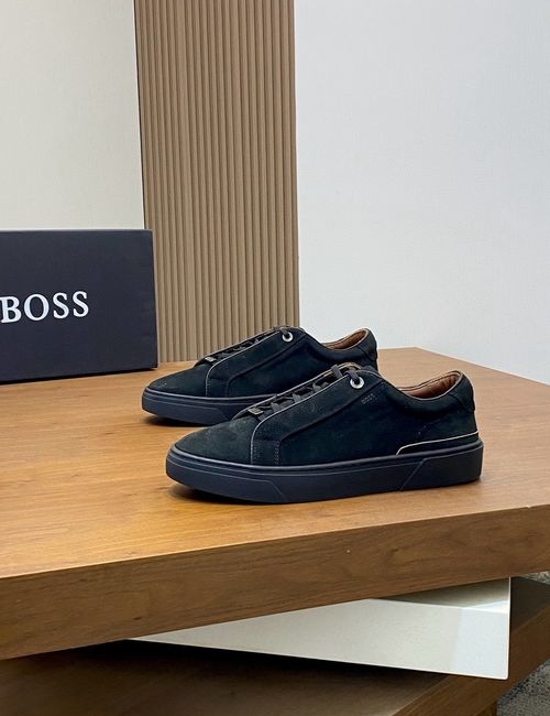 Hugo Boss Frosted Cowhide Casual Sneakers