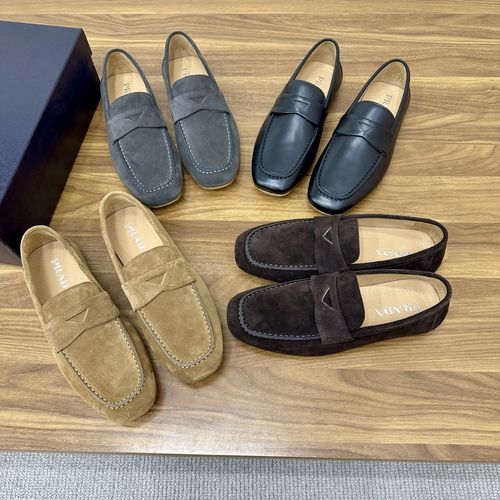 Prada Suede Leather Casual Comfortable Shoes