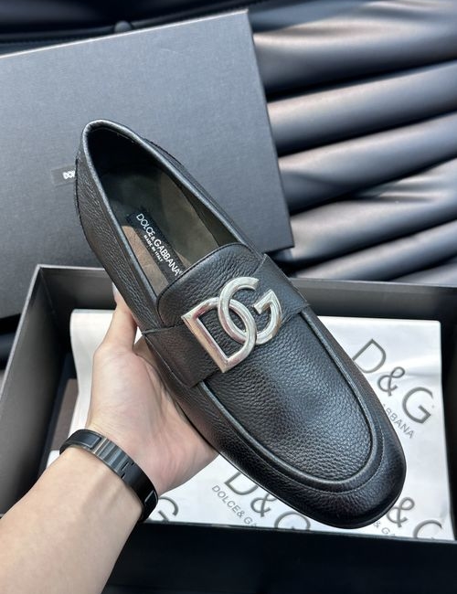 Dolce & Gabbana DG Factory Price Leather Dress Shoes, Fine Workmanship