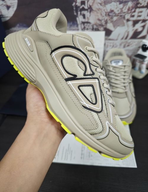 Christian Dior CD B30 Sneakers Mesh Fabric Rubber Sole