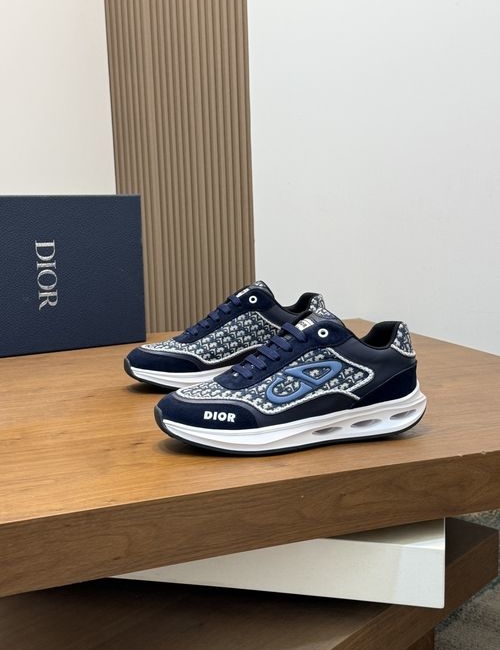 Christian Dior CD Vintage Jogger Inspired Sneakers Mesh Upper
