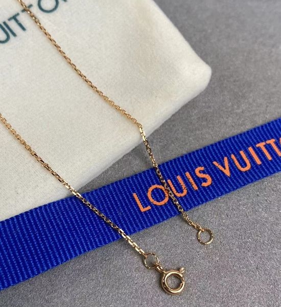 Louis Vuitton LV Red Shell Flower Pendant Necklace