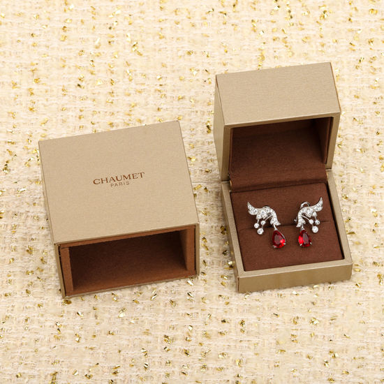 Chaumet Elegant Water Drop Shape Earrings