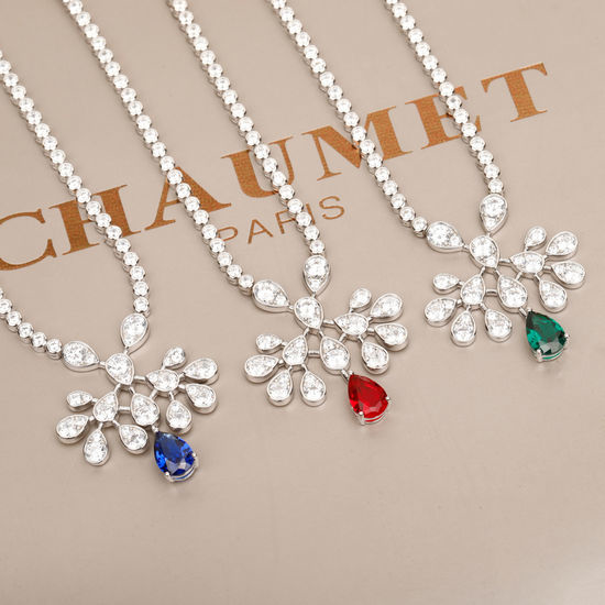 CHAUMET Water Drop Pendant Necklace