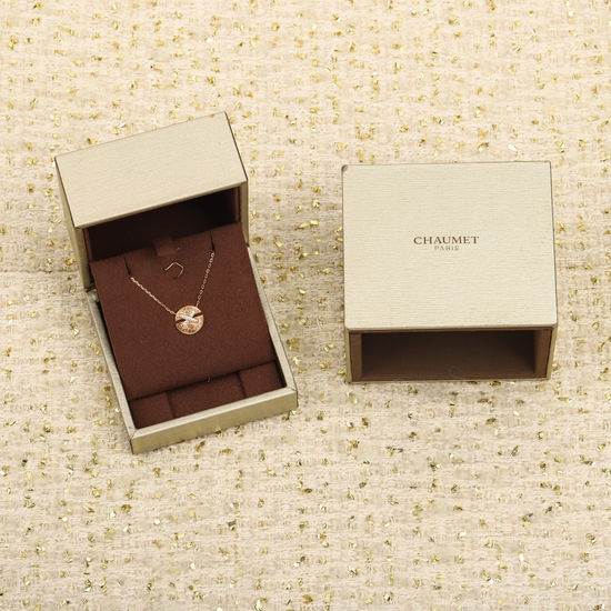 Chaumet Diamond Pendant Necklace with Chain
