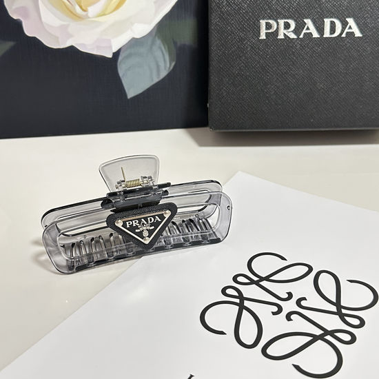 Prada Vintage Hair Claw Stylish Matching Accessory