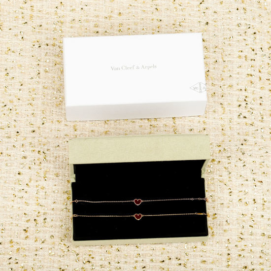 Christian Louboutine Heart Shape Clover Bracelet