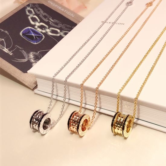 Bvlgari BVLGARI Rock Series Necklace Unisex Edgy Style