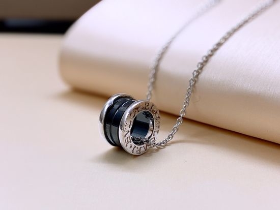 Bvlgari Black Ceramic Pendant Necklace