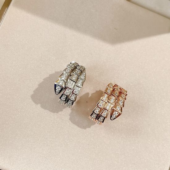 Bvlgari Diamond Snake Adjustable Ring