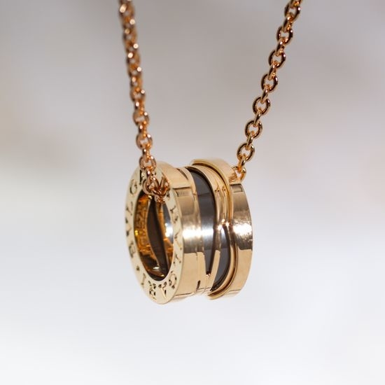 Bvlgari Spiral Stud Decorated Classic Ring
