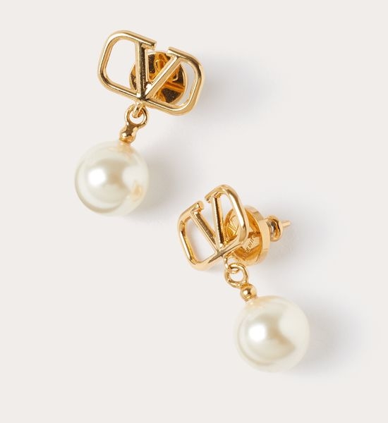 Valentino Classic Design Stud Earrings Fashion Match Accessory