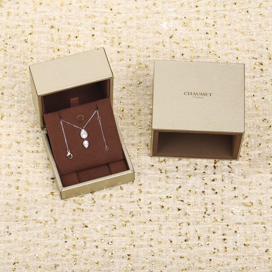 Chaumet Pear Shape Pendant Necklace