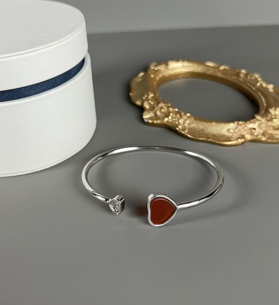 Chopard Double Heart Mother of Pearl Bangle