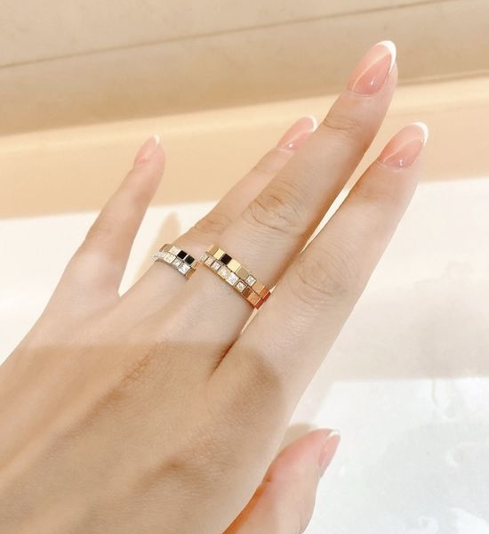 Chopard Single Diamond Ice Cube Ring