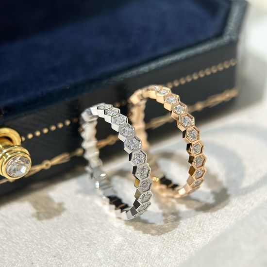Chaumet Honeycomb Full Diamond Wavy Ring
