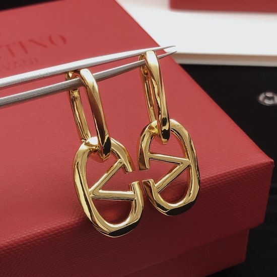 Valentino Polished Ear Hooks Premium Brass