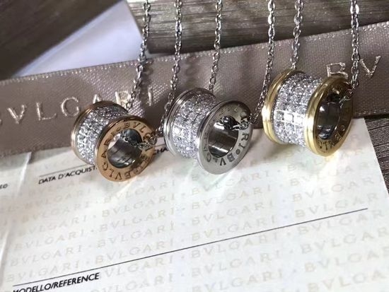 Bvlgari Full Diamond Waist Necklace Earrings Set