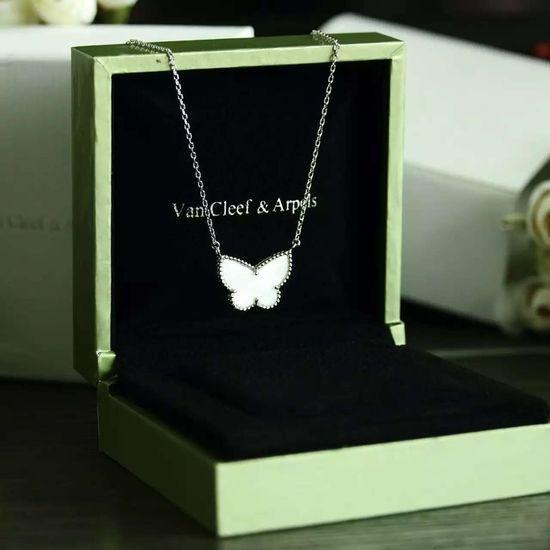 Christian Louboutine Butterfly Shaped Gold Plated Necklace