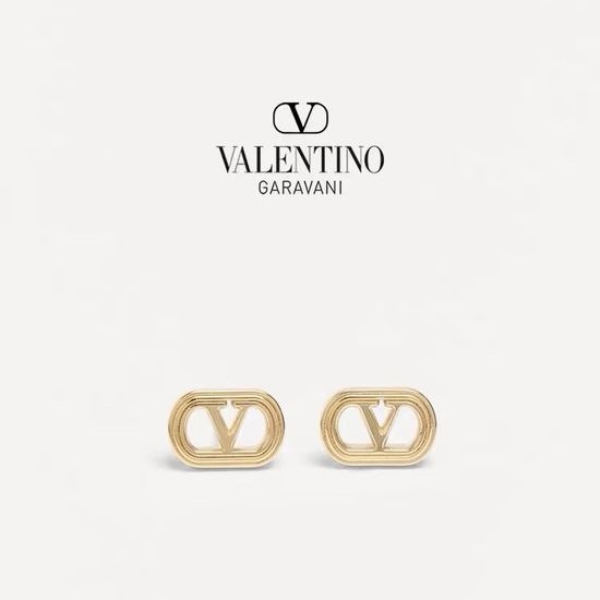 Valentino Classic Crystal Stud Earrings