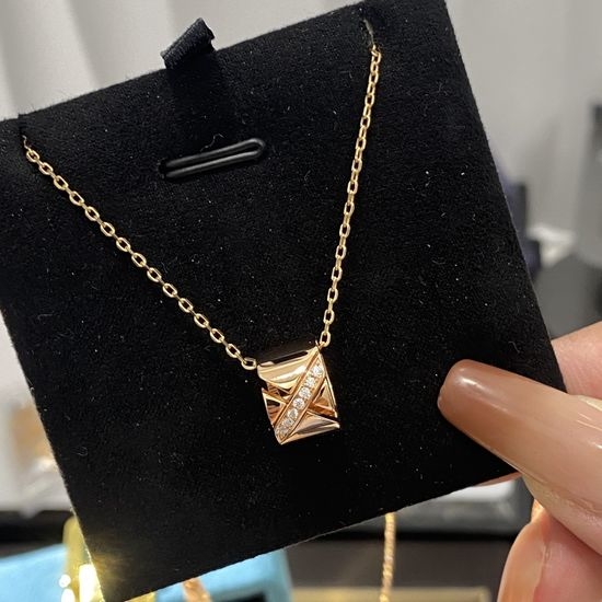 Chaumet X Cross Half Diamond Necklace