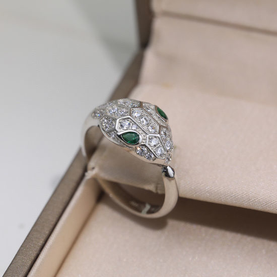 Bvlgari Serpenti Grid Design Ring
