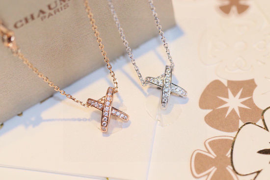 Chaumet Cross Design Necklace Symbol of Love