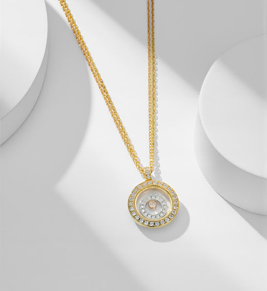 Chopard Minimalist Charm Diamond Necklace for Daily Wear
