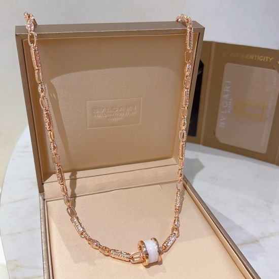 Bvlgari Classic Rose Gold Necklace