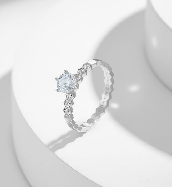 Chaumet Honeycomb Stackable Diamond Ring