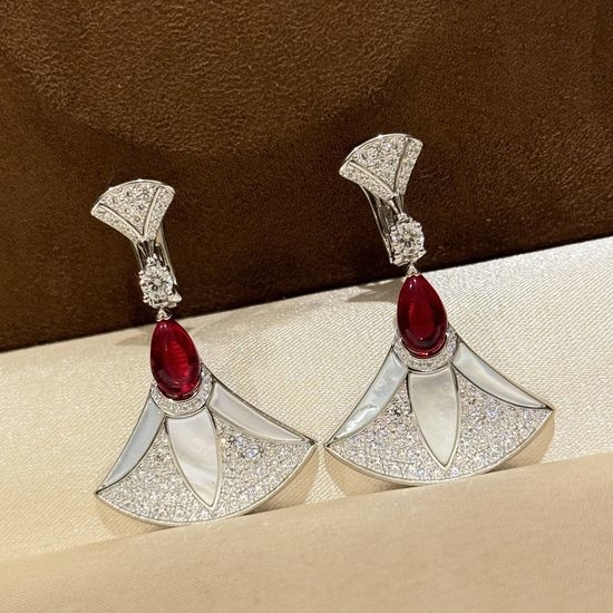 Bvlgari Carnelian Mother of Pearl Jewelry Set