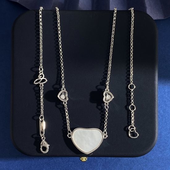 Chopard Mother of Pearl Heart Pendant Necklace