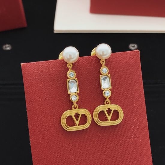 Valentino Tassel Drop Stud Earrings