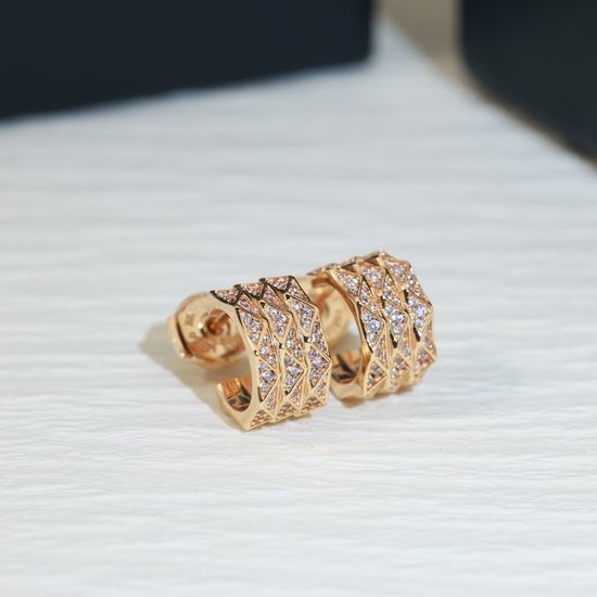 Graff Full Diamond Stud Earrings Luxury Jewelry