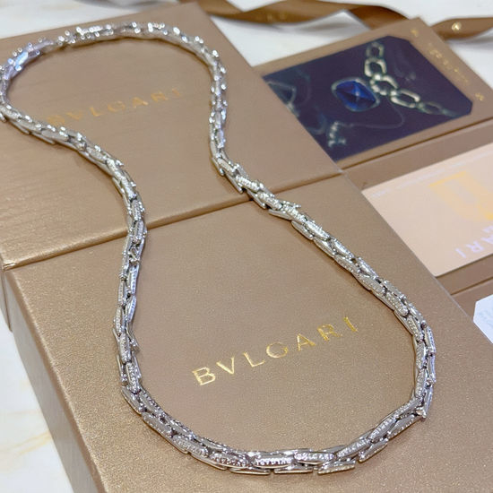 Bvlgari Premium Fan Shape Pendant Necklace