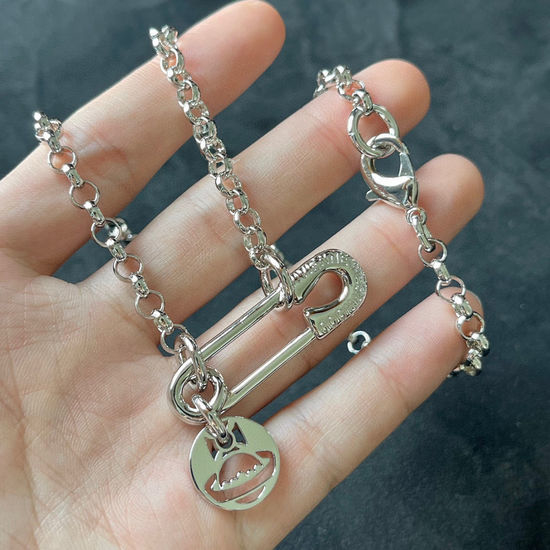 Vivienne Westhood Large Brooch Style Pendant Necklace