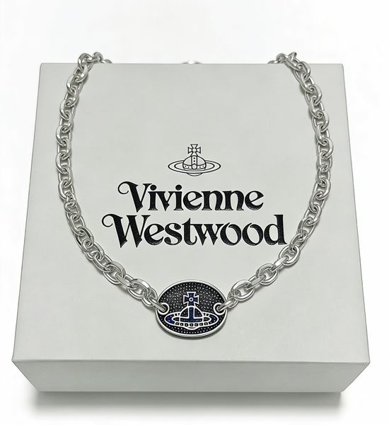 Vivienne Westhood Classic Saturn Pendant Necklace Elegant Jewelry