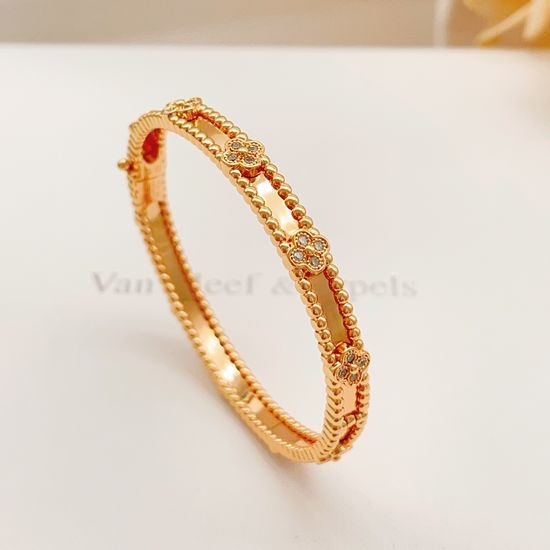 Christian Louboutine Rose Gold Kaleidoscope Bangle