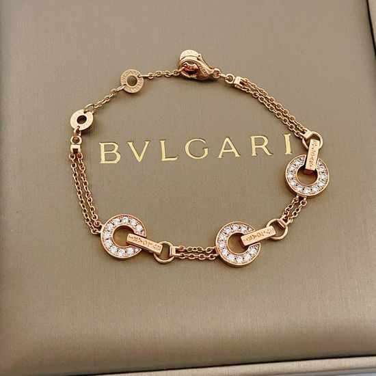 Bvlgari Lucky Coin Rose Gold Bracelet