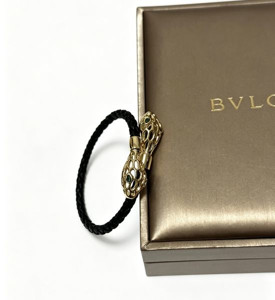 Bvlgari Vintage Leather Bracelet Jewelry