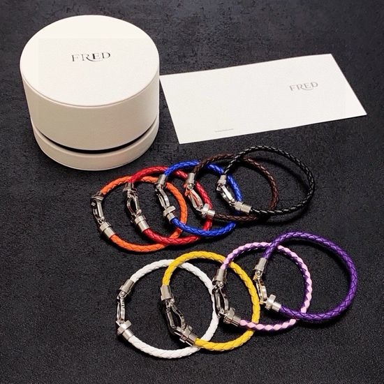 Fred Leather Rope Premium Bangle