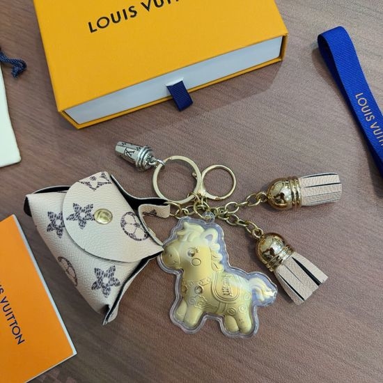 Louis Vuitton LV Lucky Design Keychain Bag Charm