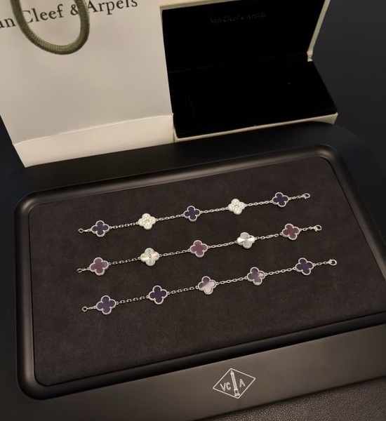 Christian Louboutine Violet Laser Five Flower Bracelet