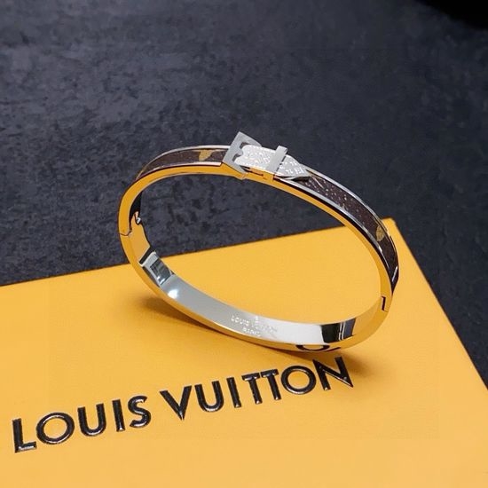 Louis Vuitton LV Buckle Design Classic Bracelet